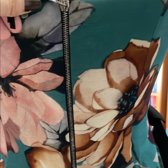 D&G by Dolce and Gabbana silk chiffon Blue Ruched Sheath Midi Dress for Cocktail - Picture 13 of 17